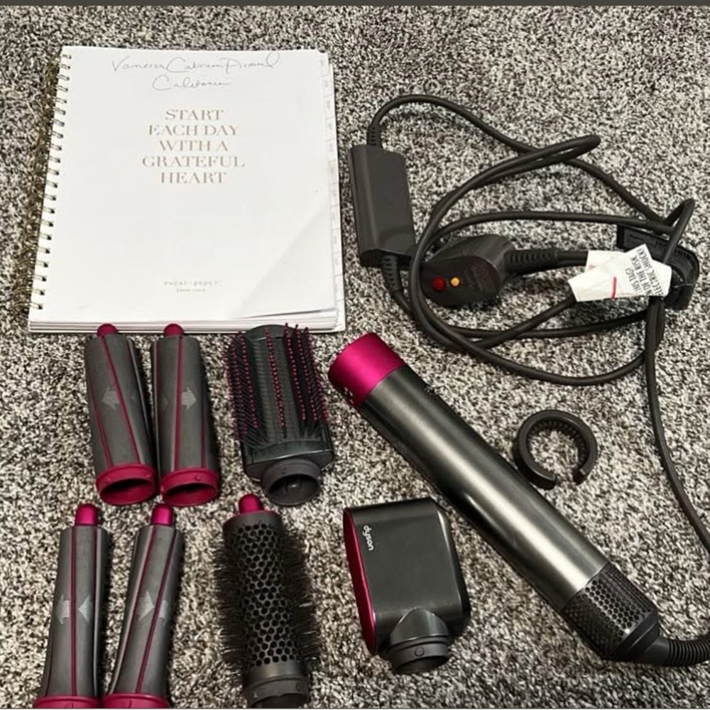 Dyson Black and Pink Hair Styling Kit